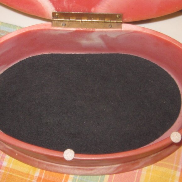 Pink Incolay Soapstone Carousel Hinged Box - Picture 5 of 7